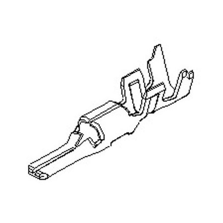 Molex Connector Accessory, 0.071In Min Cable Dia, 0.075In Max Cable Dia, Contact, Phosphor Bronze 500388000